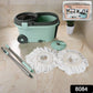 Ganesh Quick Spin Mop Steel Spin, Bucket Floor Cleaning 2 Micro fiber head / Refill