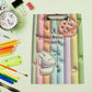 Wooden Paper Clipboard Writing Pad With Clip (1 Pc  3122 Cm)