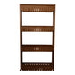 Multipurpose Plastic 4 Layer Storage Rack With Wheels