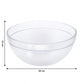 Transparent Idli Mixing  Serving Bowl  Textured Plastic Kitchen Bowl (1 Pc)
