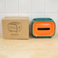 Plastic Desktop Tissue Storage Box With Top Organizer For Home And Office (1 Pc)