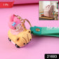 Adorable cartoon key ring charm