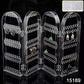 Foldable acrylic earring display stand 4 doors necklace rack India