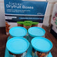 Airtight Container Jar 4 Pc Set with Tray for Kitchen