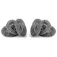 Set of 6 stainless steel scourers for tough cleaning jobs in the kitchen. Durable and rust-resistant.