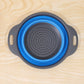 Silicone Collapsible Strainer  Space-saving Kitchen Tool For Easy Draining