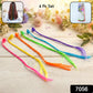 Colourful Braided Hair Extension Streaks For Girls  Kids (6 Pc)