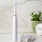 Rechargeable Electric Toothbrush White Color With 3 Extra Head (1 Pc )