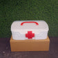 Portable Medical Storage Box with Handle & Transparent Lid (1 Pc)