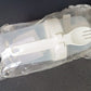 2-Piece Salad Cup Lunch Container with Dressing Storage and Reusable Fork