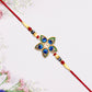 Designer Mor Pankh Rakhi In Star Shape