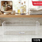 Plastic Fridge Organizer Basket  Clear Storage Solution For Kitchen