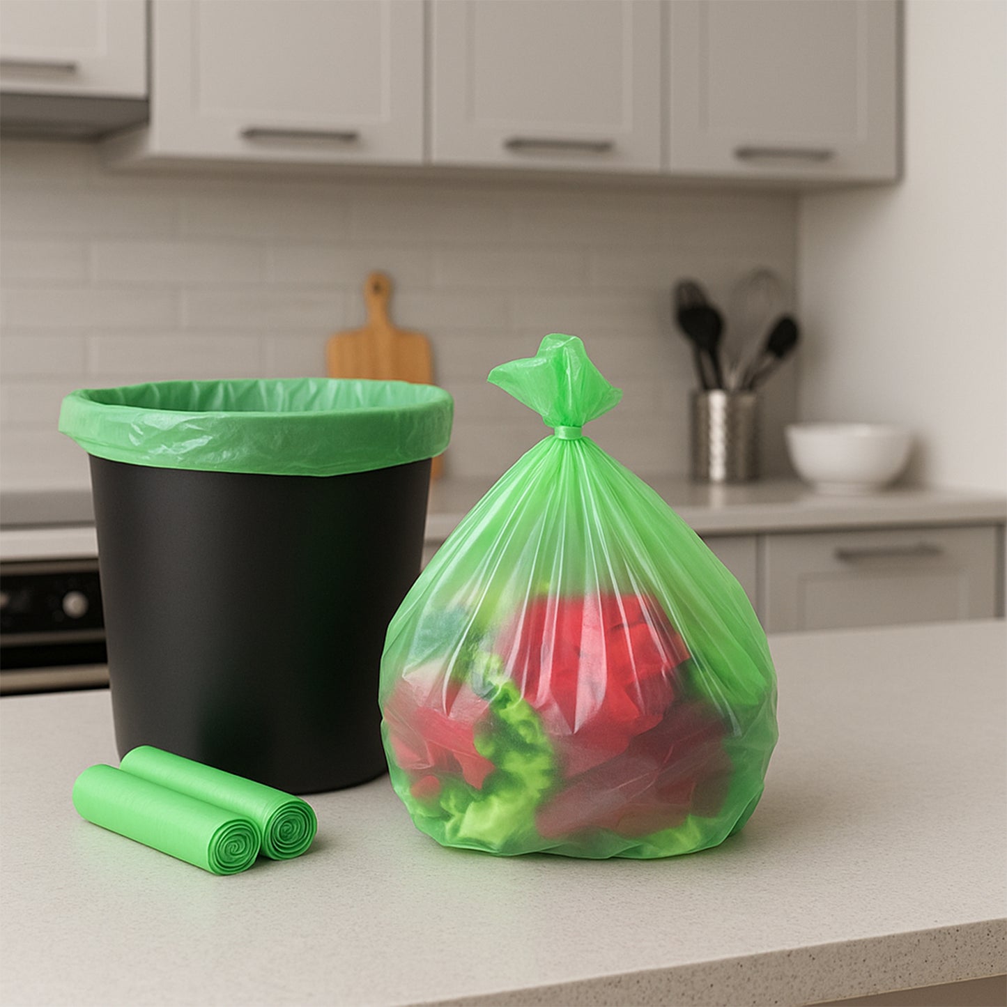 Heavy-duty Garbage Bags - 55  40 Cm (4 Pc  Set)