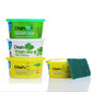 Fresh Mix Flavor Round Dishwash Bar With Super Scrubber Free Complete Dishwashing Solution Tough Stains Remover (350 Gm)