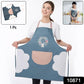 Multipurpose Kitchen Cooking Apron With Front Pocket (1 Pc)