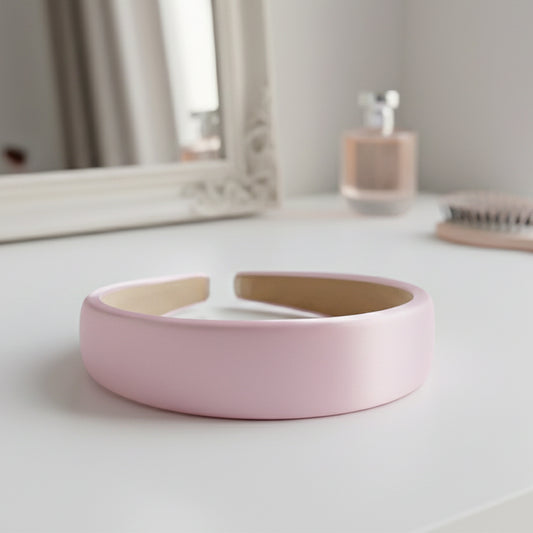 Elegant Padded Satin Finish Hairband (1 Pc)