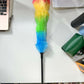 Rainbow Microfiber Plastic Duster 24 Inch | Flexible & Lightweight Dust Cleaner