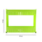Prexo Plastic 2 Layer Slim Storage Rack with Wheels