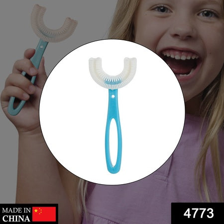Kids U-shaped Toothbrush  Gentle Cleaning For Toddlers  Mini Bubbles