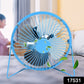 USB Table Desk Personal Metal Electronic Fan, Suitable For Office, School Use (1 Pc)