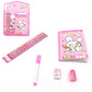 4299 Stationery Kit For Kids - Stationery Set Includes Wooden Pencil Sharpener Pencil And Eraser Set Small Diary School Supply Set Birthday Return Gift For Kids Boys Girls (8 Pc Set)