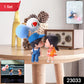 Plastic Cute Couple Car Dashboard Decoration Figurine Set (1 Set)