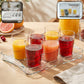 Premium Glass Serving Set (6 Glass With 1 Tray)