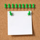 Green Plastic Push Pins Thumb Tacks For Notice Board (10 Pc)