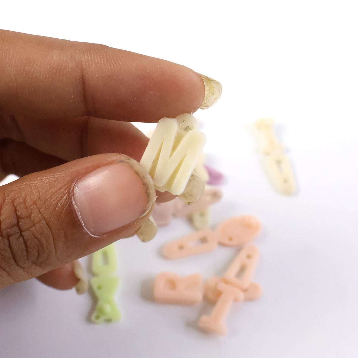 Alphabet Letter Beads Set For Craft Decoration (1 Set)