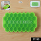 Premium Honeycomb Silicone Ice Cube Tray With Lid (1 Pc)
