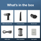  3 in 1 Mini Car Vacuum – Wireless, Rechargeable, Blower & - specs detail shot
