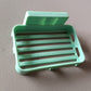 Multipurpose Wall-Mount Soap Dish with Self-Draining Slotted Base (1 Pc)