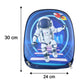 Kids School Backpack Sling Crossbody Bag Astronaut Print Hard Shell (1 Pc)