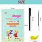 8075 4 Pc Magic Copybook Widely Used By Kids Childrens And Even Adults Also To Write Down Important Things Over It While Emergencies Etc.