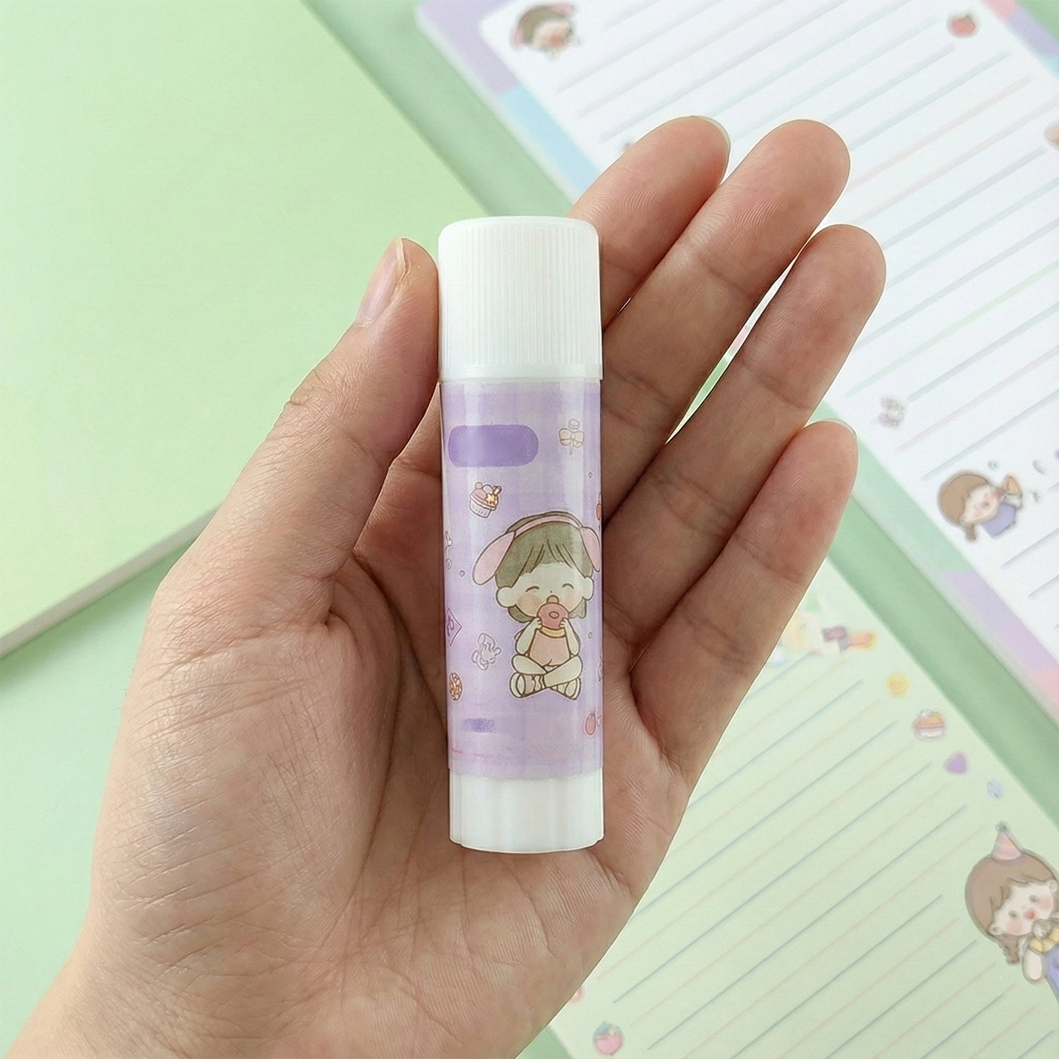 Cartoon-themed Solid Glue Stick Pack Of 5