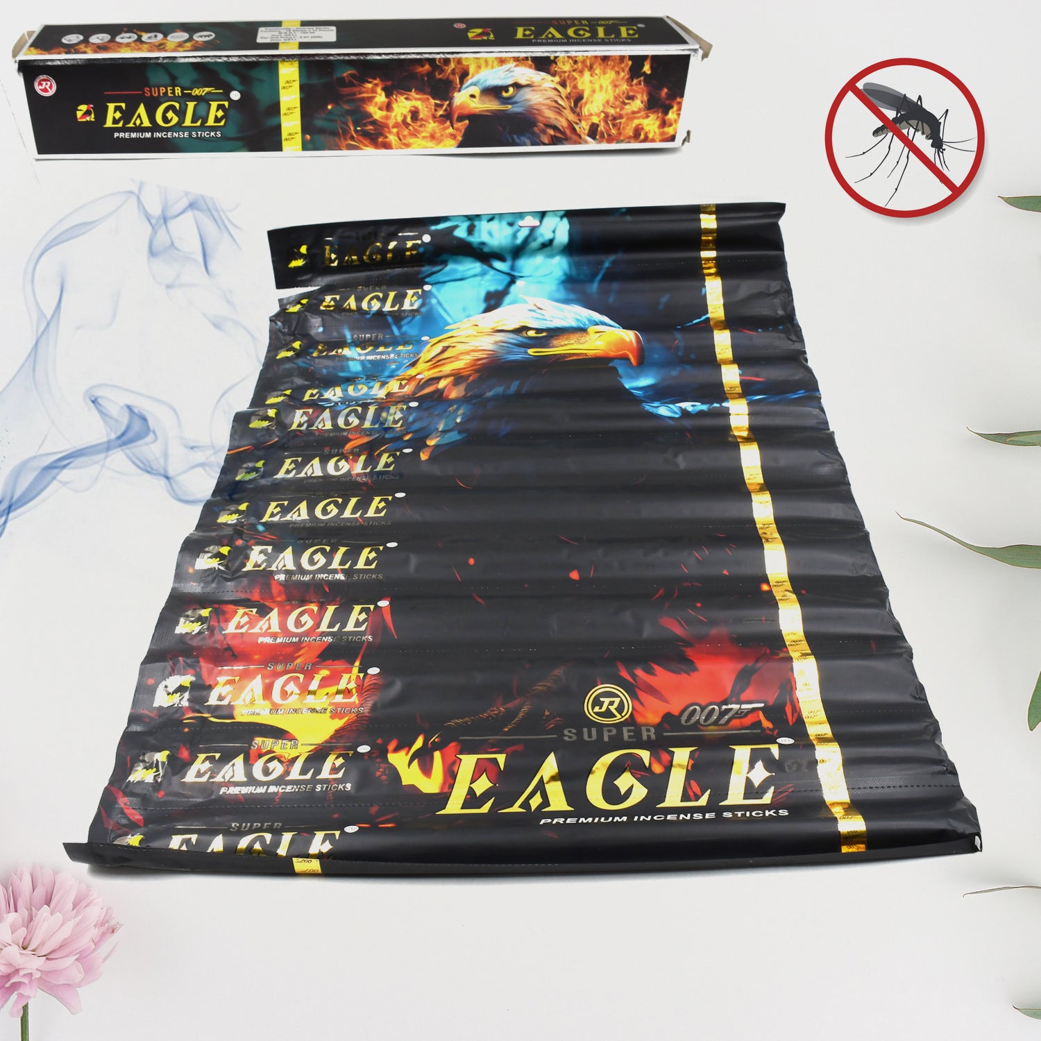 13119 Mosquito Agarbatti Stick Mosquito Agarbatti 1 Box (12 Packet  120 Sticks) (Incense Stick)