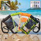 Mix color waterproof mobile pouch with compass main view