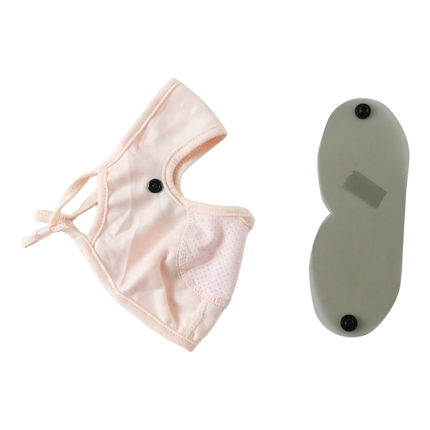 Reusable Soft Cloth Face Mask With A Removable Eye Shield And Ear Loops (1 Pc)
