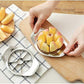 2140 Stainless Steel Apple Cutterslicer With 8 Blades And Handle