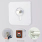transparent stick on wall hooks for home organization