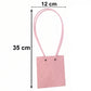 Stylish Foldable Flower Packaging Bag With Handle For Bouquet And Gifting (1 Pc)