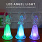 Decorative LED Light-Up Angel Figurines (12 Pc)
