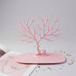 Big pink deer antler jewellery organizer front view India