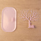 Large pink deer antler stand with earrings India