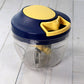 0089 Chopper With 4 Blades For Effortlessly Chopping Vegetables And Fruits For Your Kitchen (650ml)