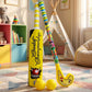 Combo of Light Weight Plastic Bat, Ball & Hockey for Kids