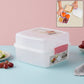1 Large And 3 Small -compartment 1400 Ml Multipurpose Lunch Box (1400 Ml  1 Pc)