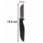 Kitchen Knife Set With Ergonomic Handles Stainless Steel Chef Knives (12 Pc)