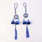 Evil eye hanging ornament wind chime