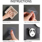 Plastic Cute Panda Soap Box  Wall Mounted Flip-top Drain Soap Case (1 Pc)